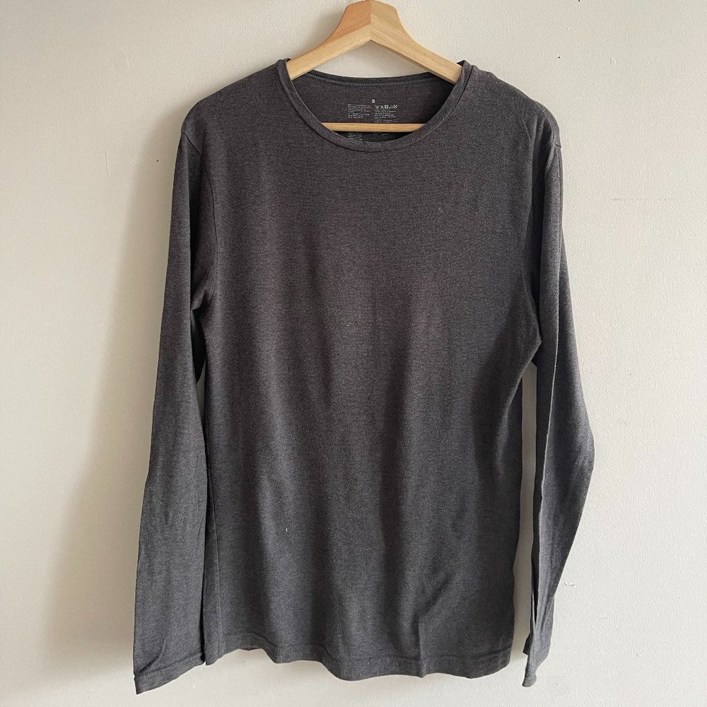 Grey Long-Sleeve Sweater (Uniqlo?), Size S